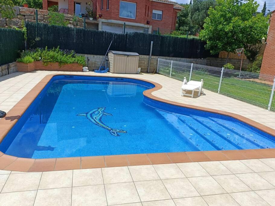 הוילה Santa Eulalia de Ronsaná Casa Con Jardin Y Piscina Privada. מראה חיצוני תמונה